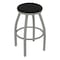 Holland Bar Stool Co 25" Swivel Counter Stool, Nickel Finish, Canter Espresso Seat X802 - alternate 1